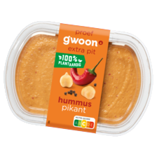 g'woon hummus naturel of pikant